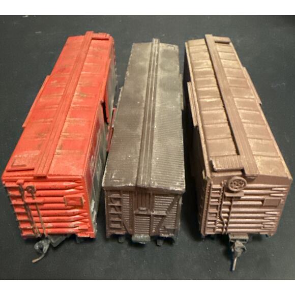 Lot Of 3 HO Scale Box Freight Cars Pacemaker Great Northern Western Maryland - Picture 3 of 6